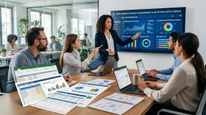 Intelligenza artificiale applicata al project management - dashboard e dati